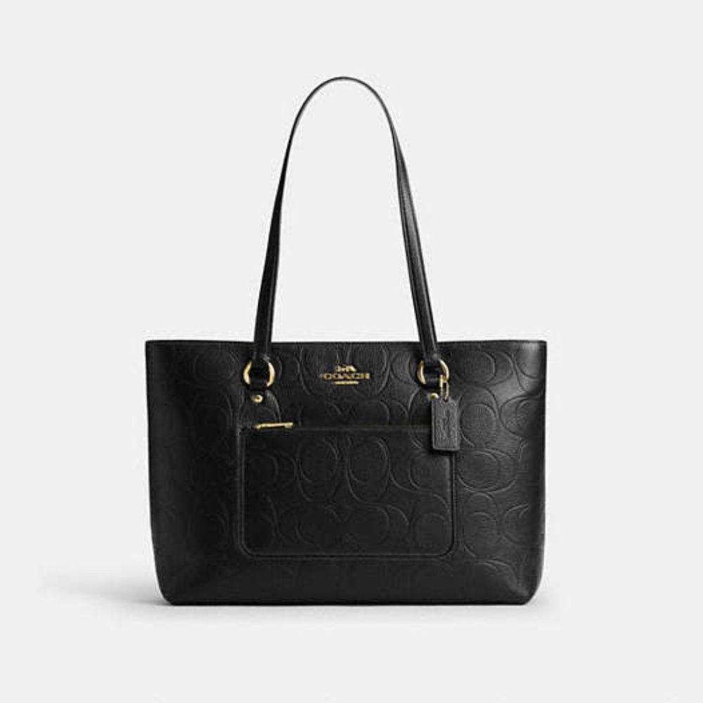 Station Tote Bag In Signature Leather